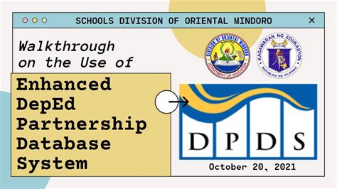 dpds deped|DEPED PARTNERSHIPS DATABASE SYSTEM .